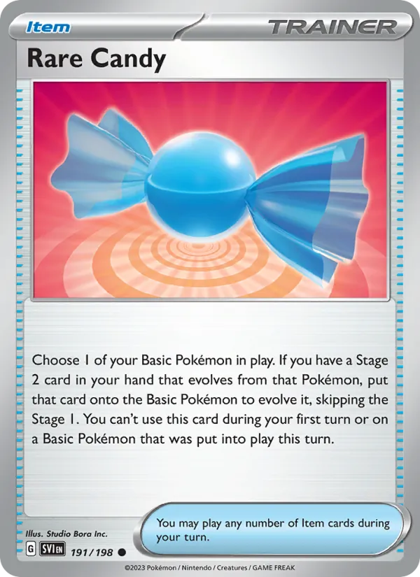 Rare Candy Scarlet & Violet 191/198