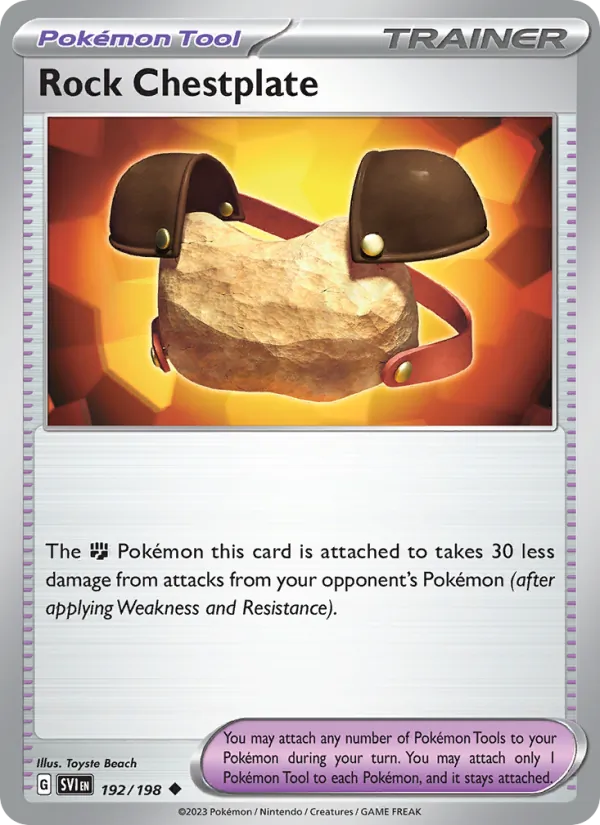Rock Chestplate Scarlet & Violet 192/198