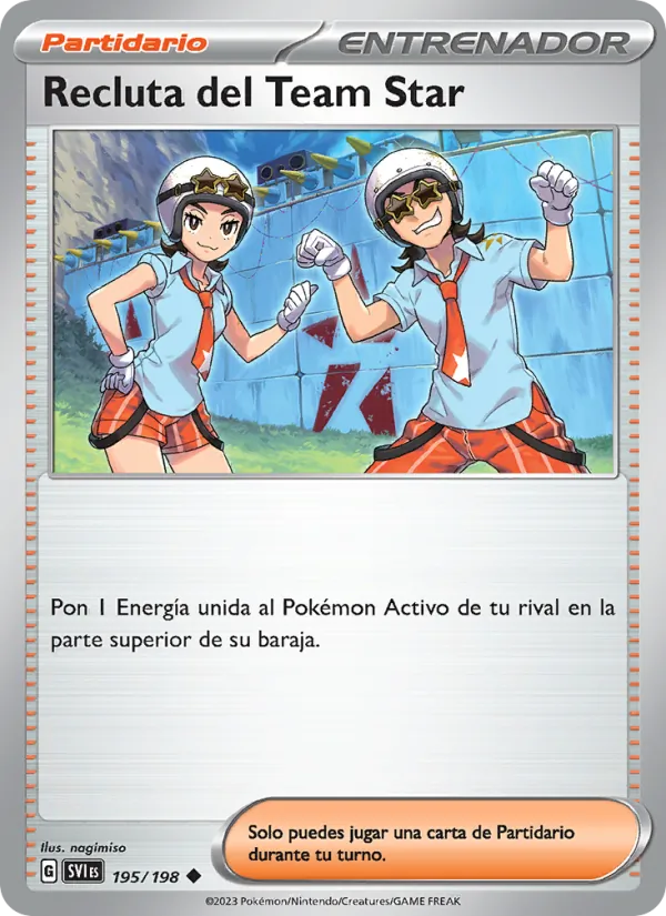 Recluta del Team Star Escarlata y Púrpura 195/198