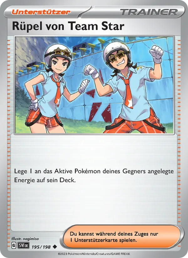 Rüpel von Team Star Karmesin & Purpur 195/198