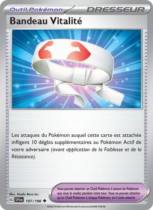 Bandeau Vitalité Écarlate et Violet 197/198