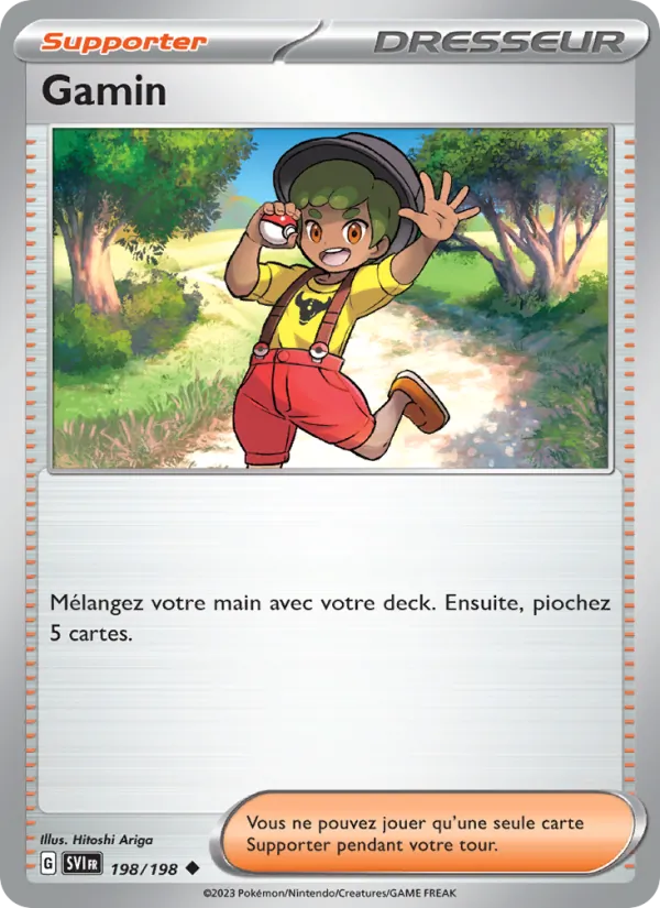 Gamin Écarlate et Violet 198/198