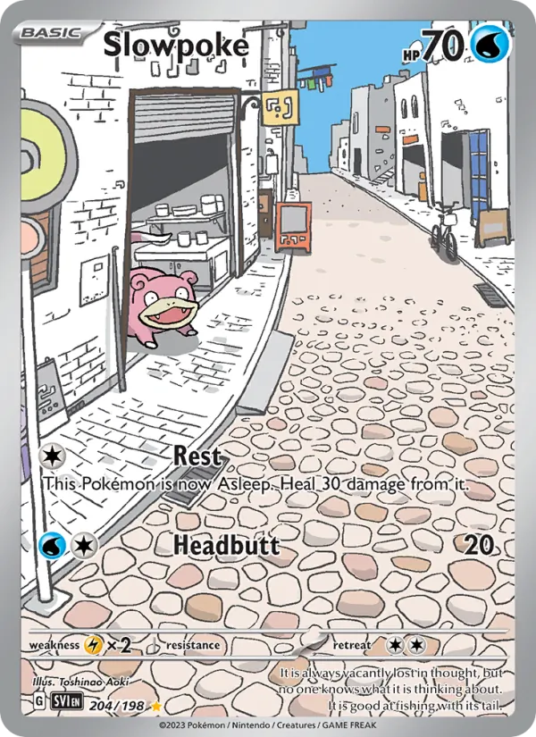 Slowpoke Scarlet & Violet 204/198