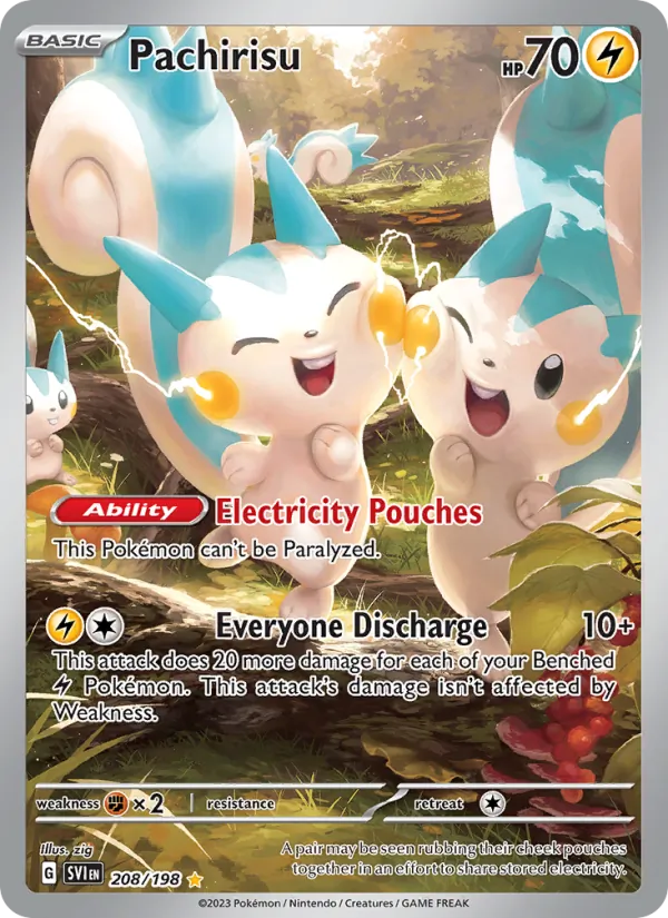 Pachirisu Scarlet & Violet 208/198
