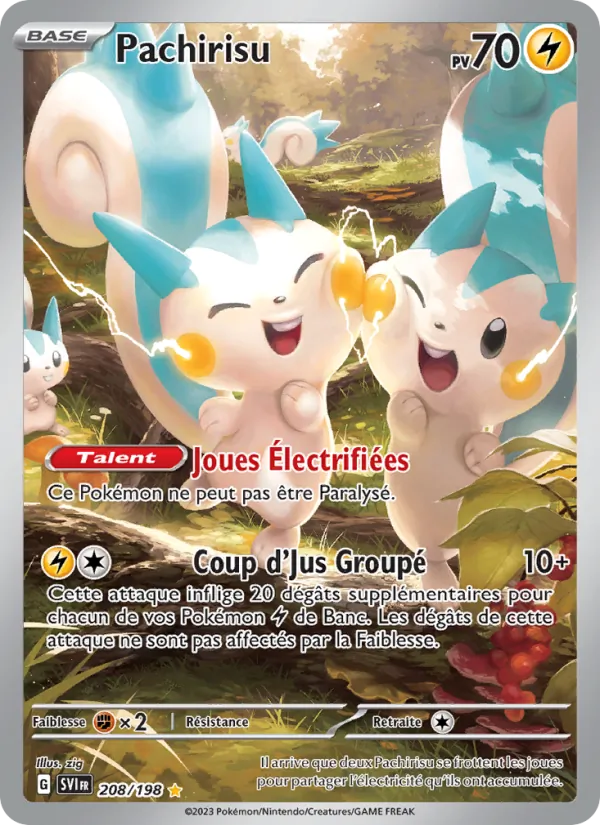Pachirisu Écarlate et Violet 208/198