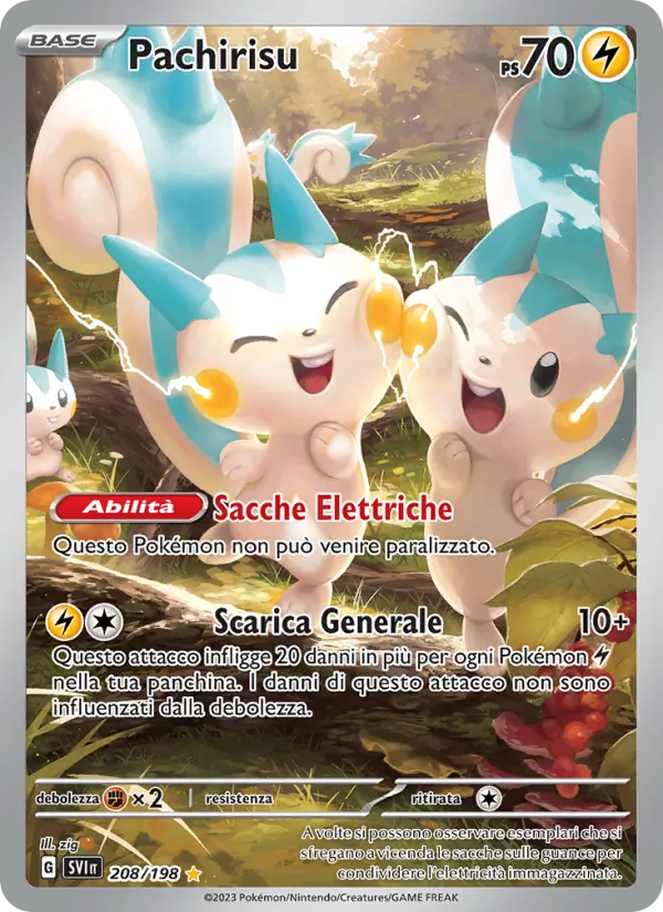 Pachirisu Scarlatto e Violetto 208/198