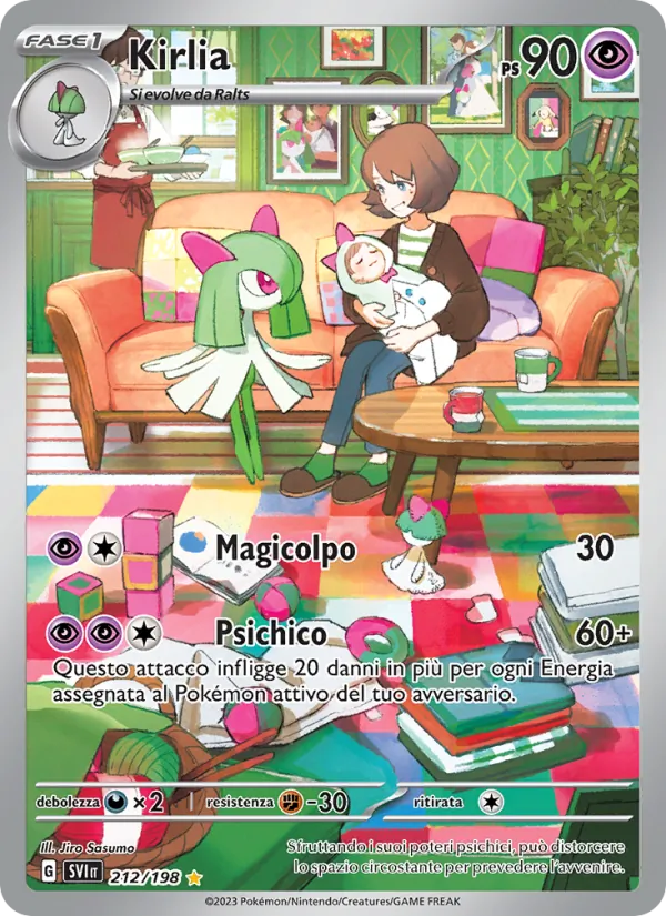 Kirlia Scarlatto e Violetto 212/198