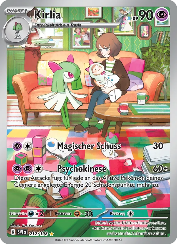 Kirlia Karmesin & Purpur 212/198
