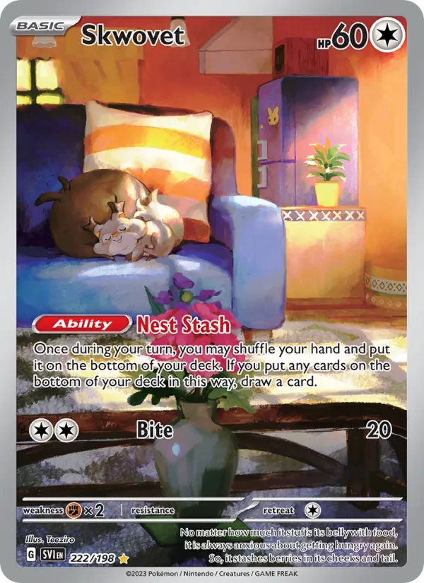 Skwovet Scarlet & Violet 222/198