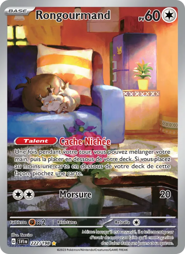 Rongourmand Écarlate et Violet 222/198