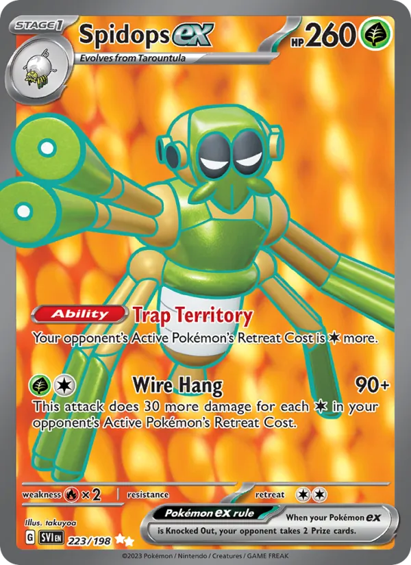 Spidops ex Scarlet & Violet 223/198