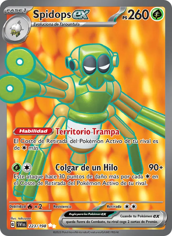Spidops ex Escarlata y Púrpura 223/198