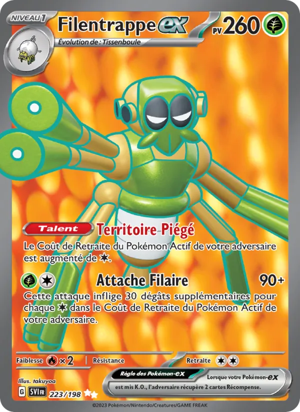 Filentrappe-ex Écarlate et Violet 223/198