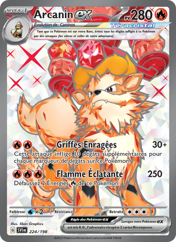Arcanin-ex Écarlate et Violet 224/198