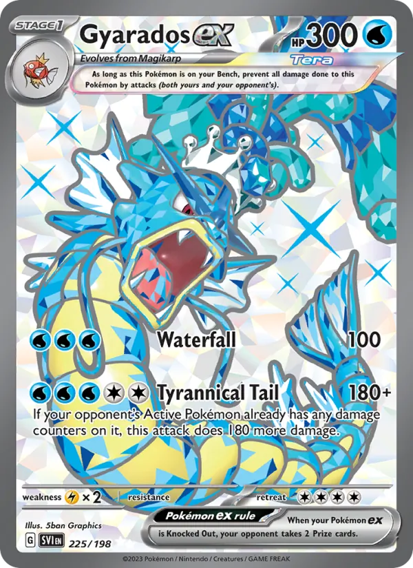 Gyarados ex Scarlet & Violet 225/198