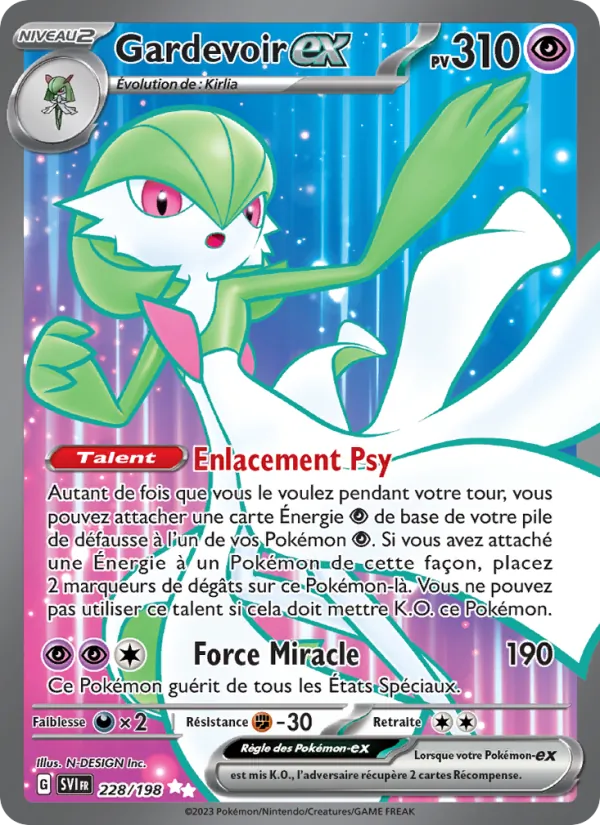 Gardevoir-ex Écarlate et Violet 228/198