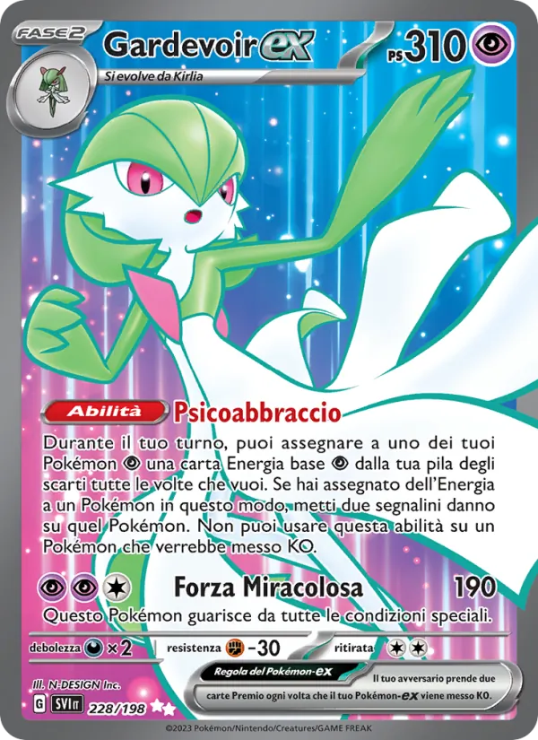 Gardevoir-ex Scarlatto e Violetto 228/198