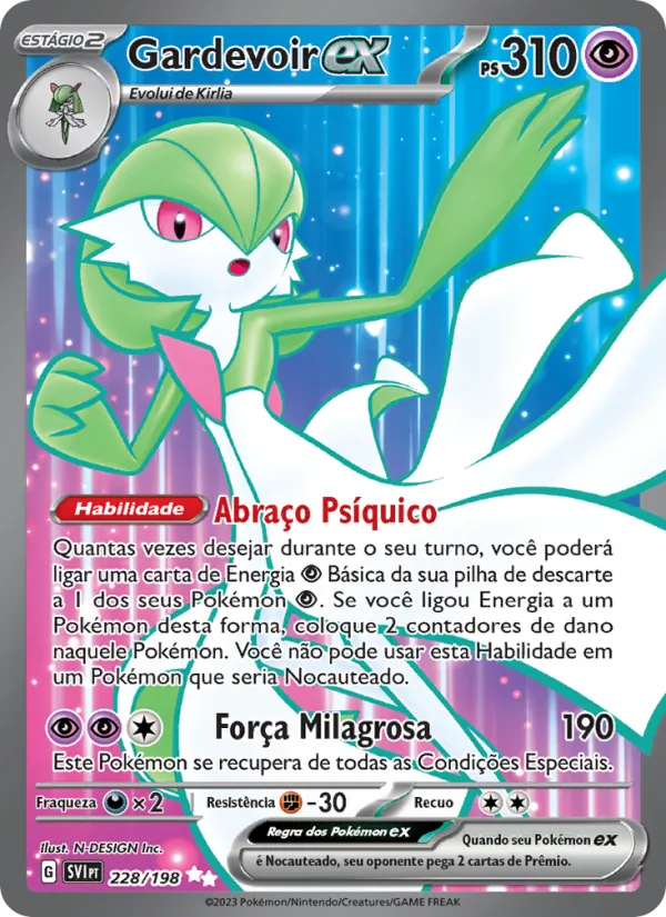 Gardevoir ex Escarlate e Violeta 228/198