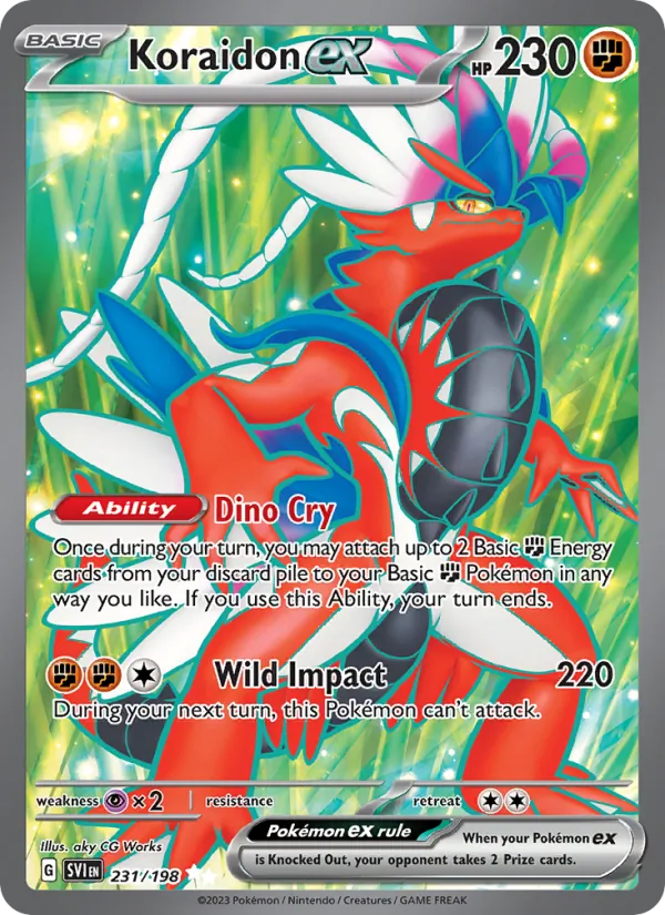 Koraidon ex Scarlet & Violet 231/198