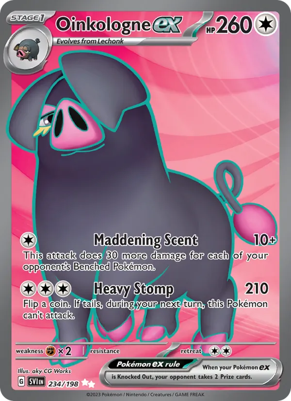 Oinkologne ex Scarlet & Violet 234/198