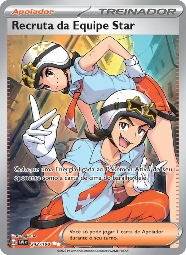 Recruta da Equipe Star Escarlate e Violeta 242/198