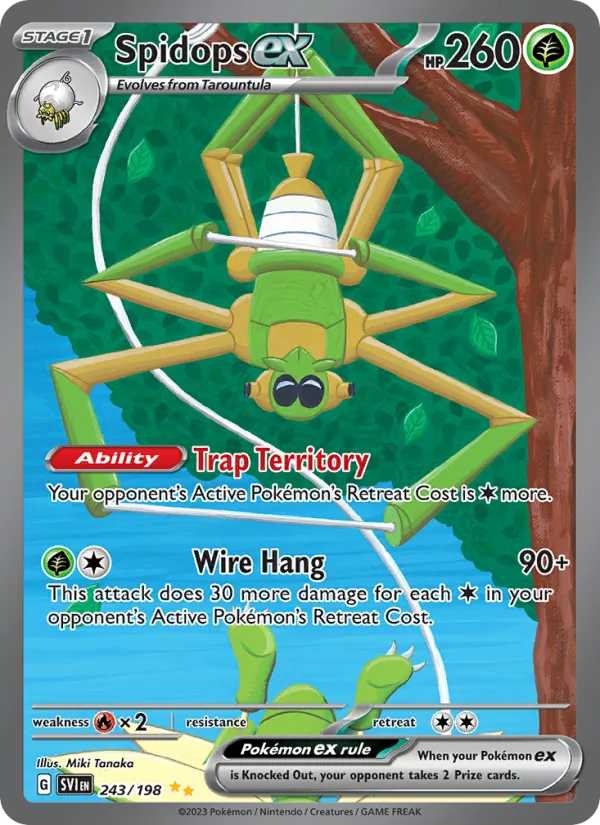 Spidops ex Scarlet & Violet 243/198