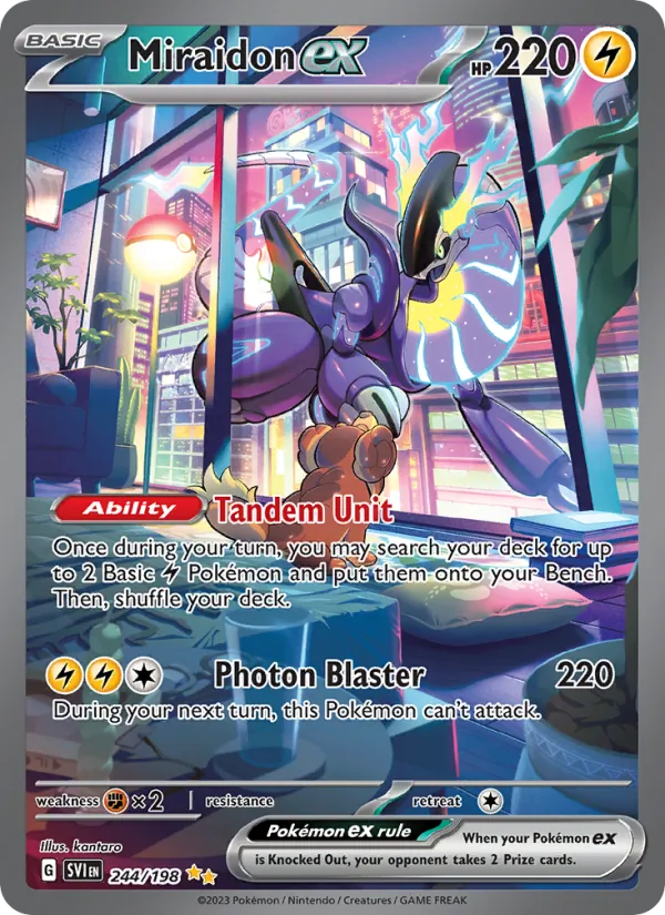 Miraidon ex Scarlet & Violet 244/198