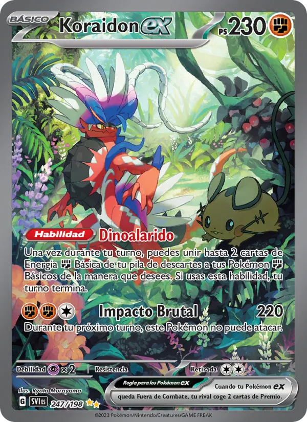 Koraidon ex Escarlata y Púrpura 247/198