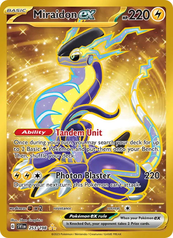 Miraidon ex Scarlet & Violet 253/198