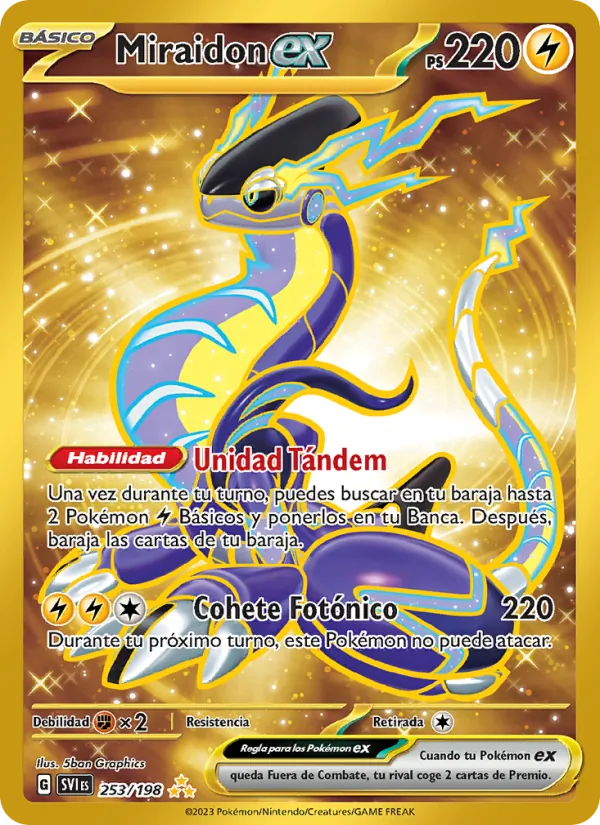 Miraidon ex Escarlata y Púrpura 253/198