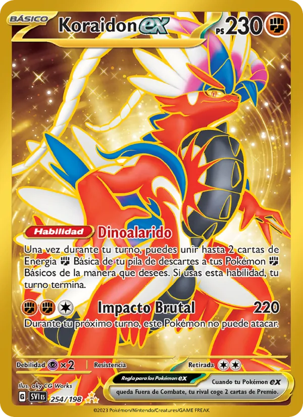 Koraidon ex Escarlata y Púrpura 254/198