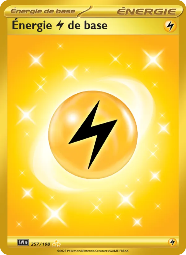 Énergie Lightning de base Écarlate et Violet 257/198