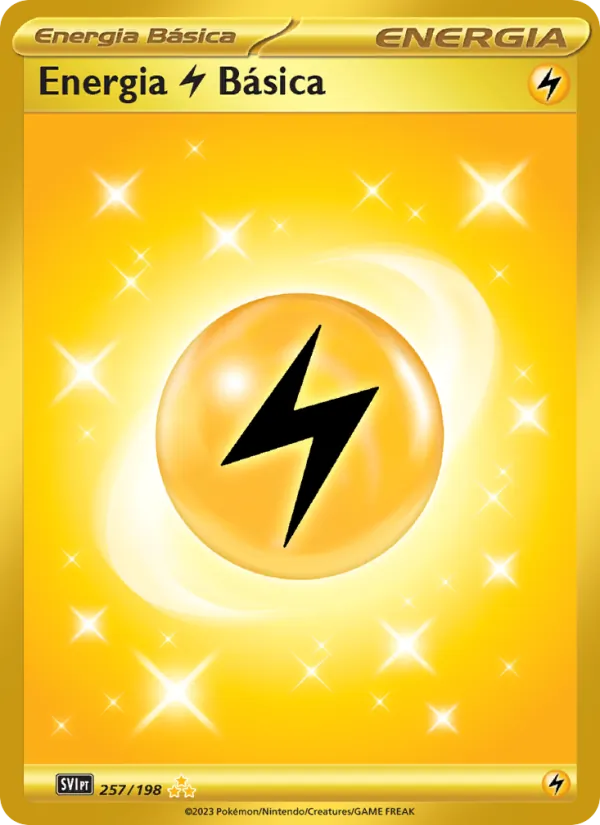 Energia Lightning Básica Escarlate e Violeta 257/198