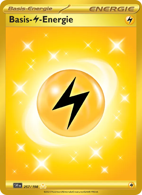 Basis-Lightning-Energie Karmesin & Purpur 257/198