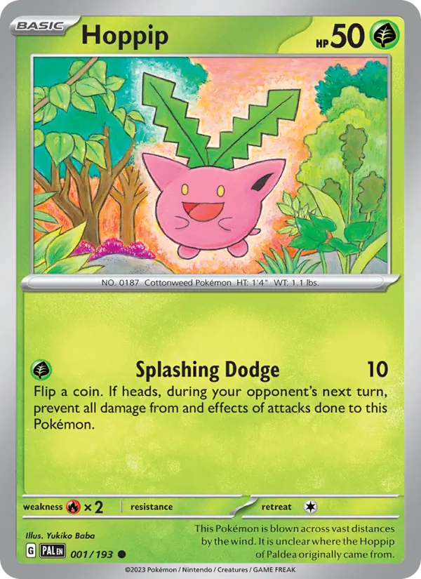 Hoppip Paldea Evolved 001/193