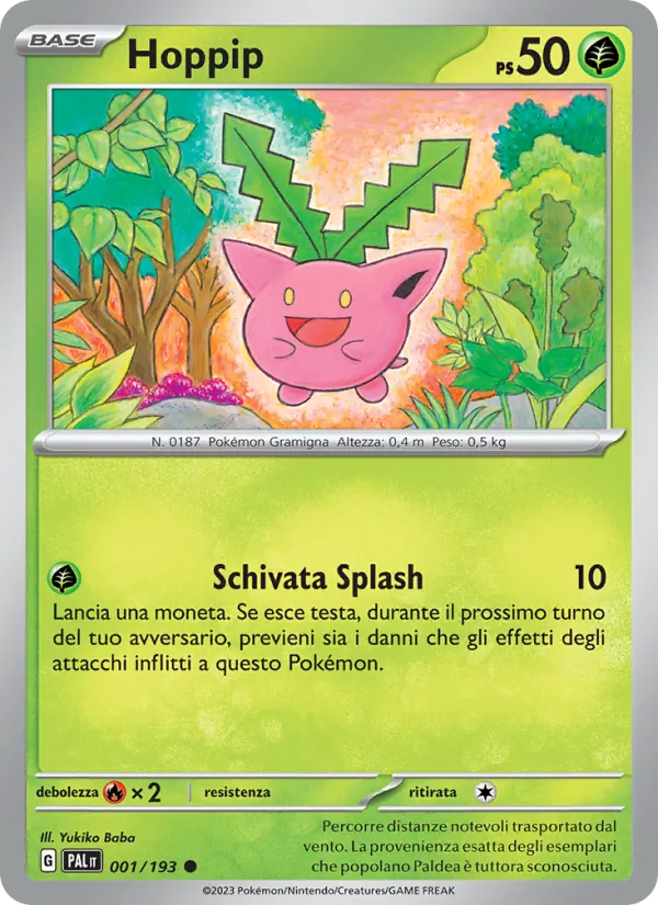 Hoppip Evoluzioni a Paldea 001/193