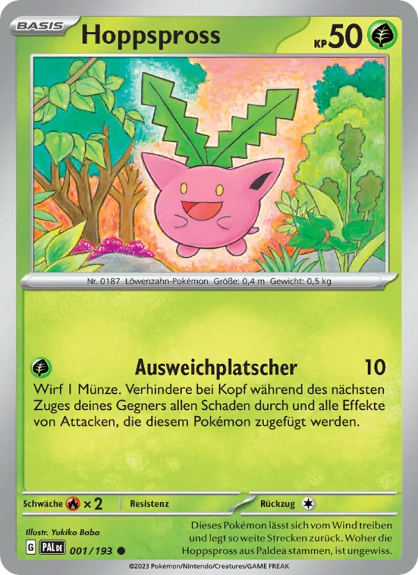 Hoppspross Entwicklungen in Paldea 001/193