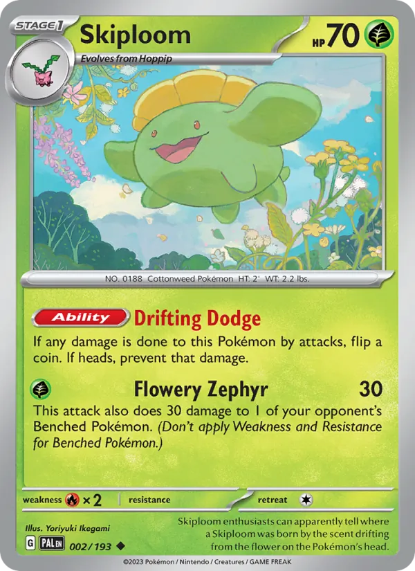 Skiploom Paldea Evolved 002/193