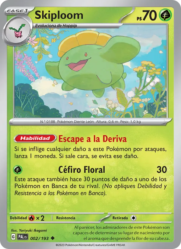 Skiploom Evoluciones en Paldea 002/193