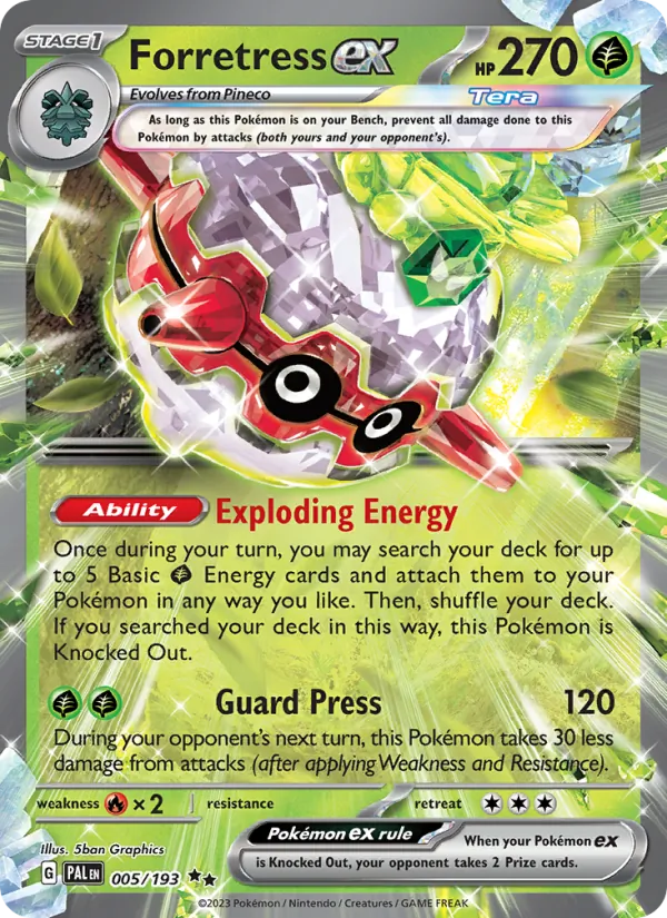 Forretress ex Paldea Evolved 005/193