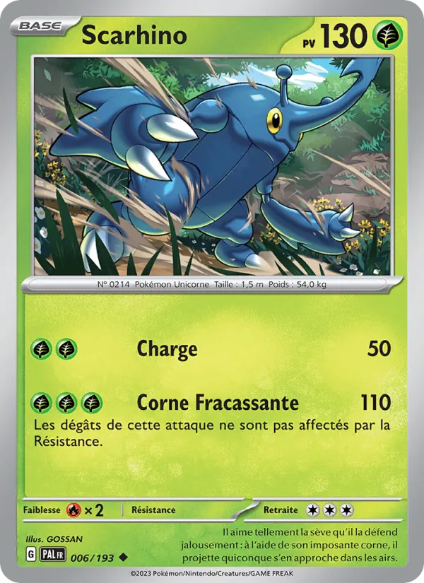 Scarhino Évolutions à Paldea 006/193