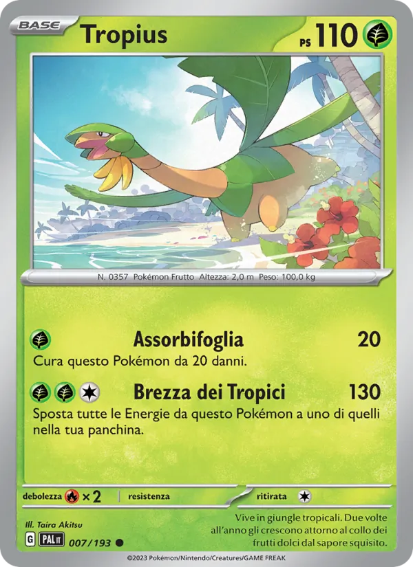 Tropius Evoluzioni a Paldea 007/193