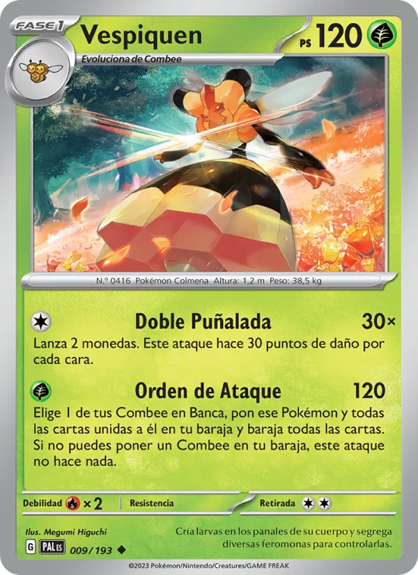 Vespiquen Evoluciones en Paldea 009/193