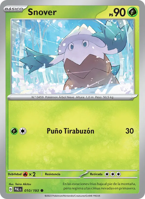 Snover Evoluciones en Paldea 010/193