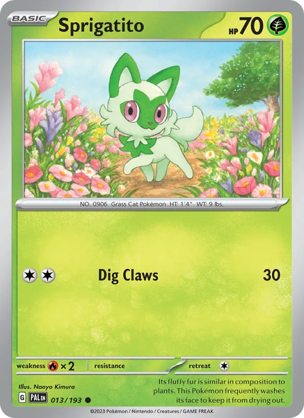 Sprigatito Paldea Evolved 013/193