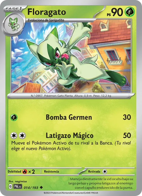 Floragato Evoluciones en Paldea 014/193