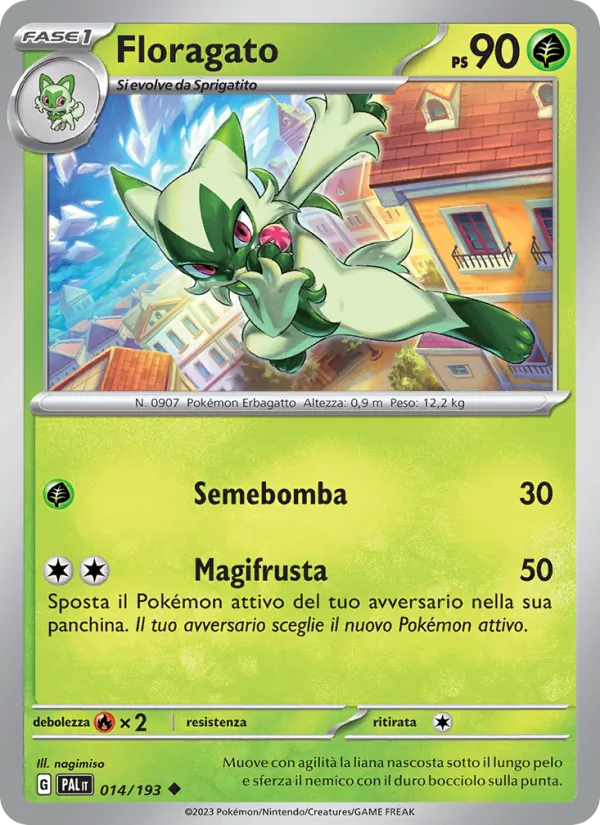 Floragato Evoluzioni a Paldea 014/193