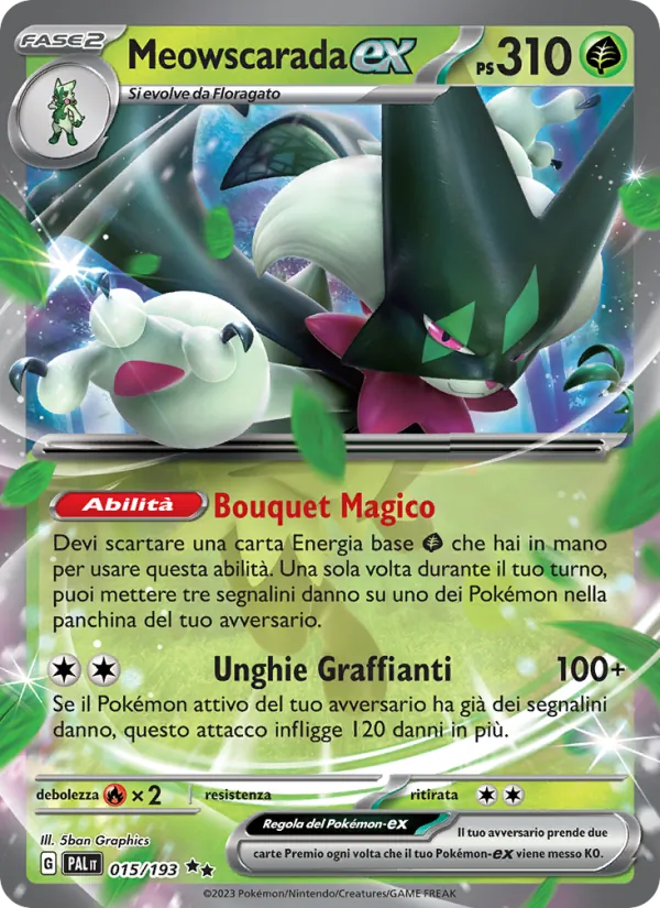 Meowscarada-ex Evoluzioni a Paldea 015/193
