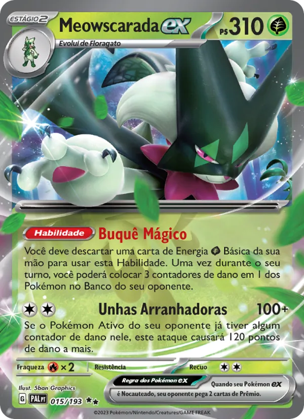 Meowscarada ex Evoluções em Paldea 015/193