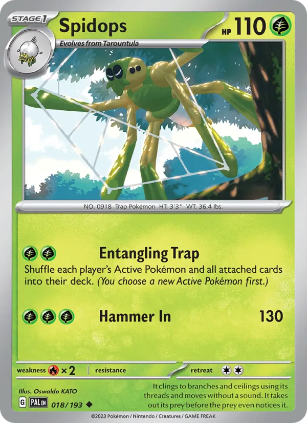 Spidops Paldea Evolved 018/193